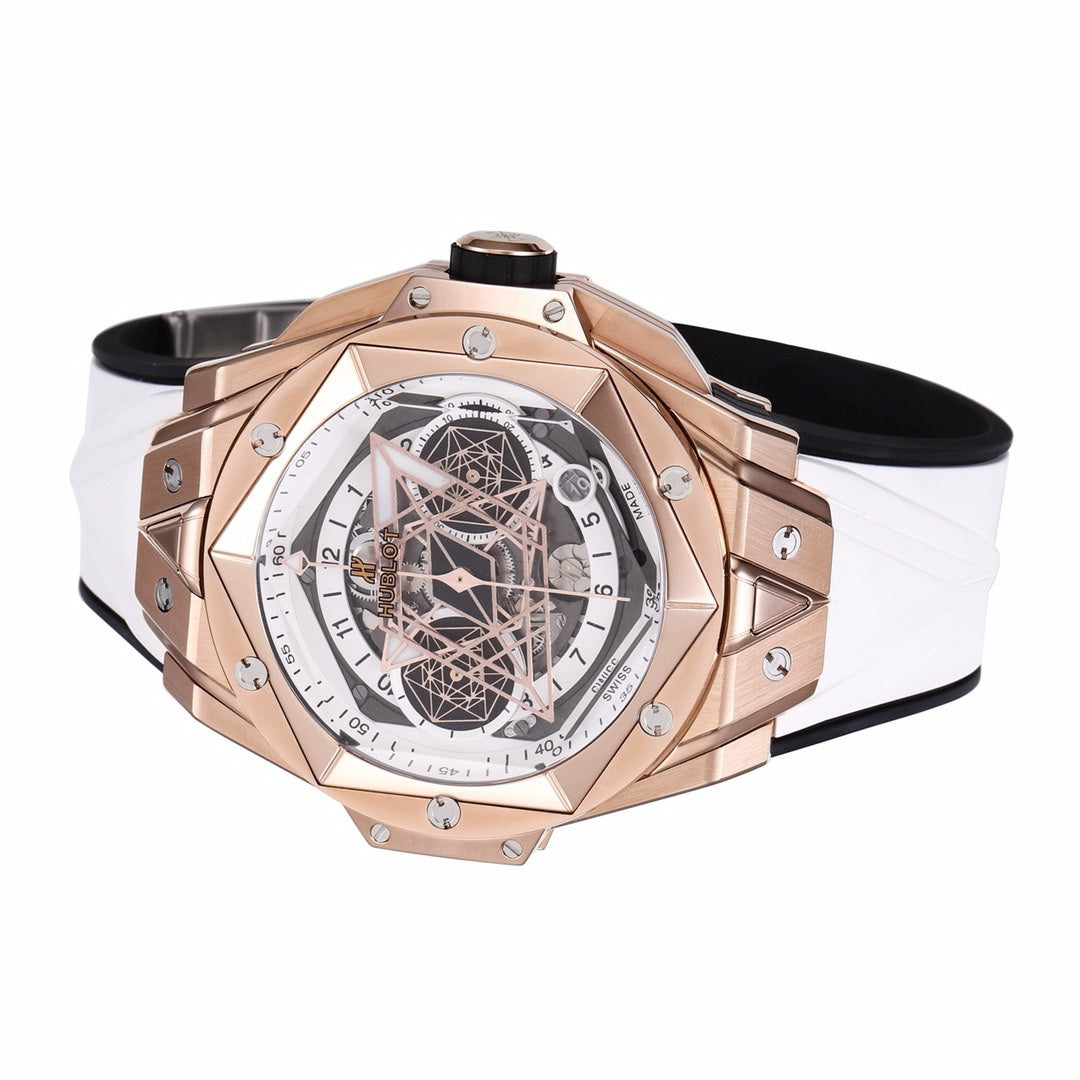 HUBLOT Big Bang Sang Bleu II Watch | BBF Super Clone Titanium Automatic Chronograph Wristwatch