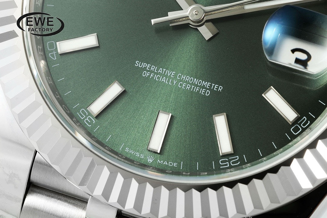 Rolex EWE Factory Datejust 41mm Men Watch, 3235 Automatic Movement, 904L Steel