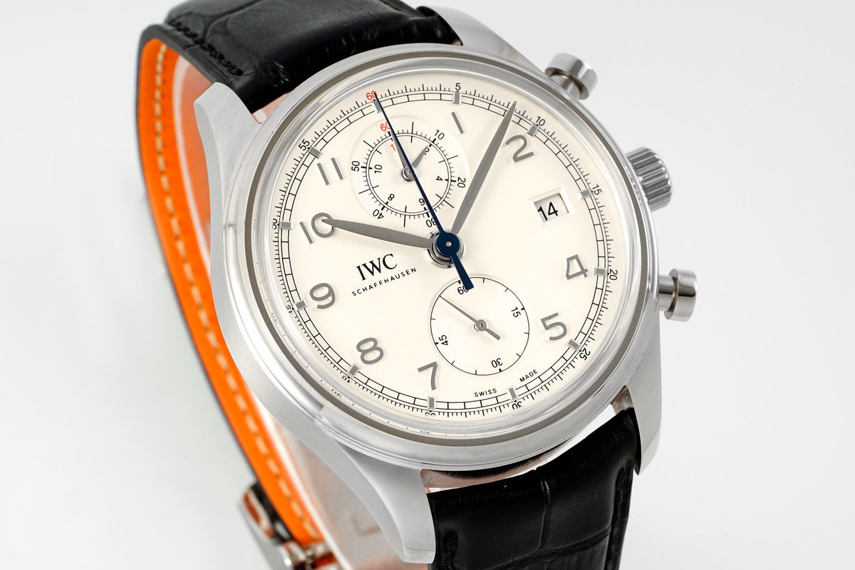 IWC Da Vinci Chronograph Watch 42mm | Modified Cal.89361 Integrated Movement Full Working Functions