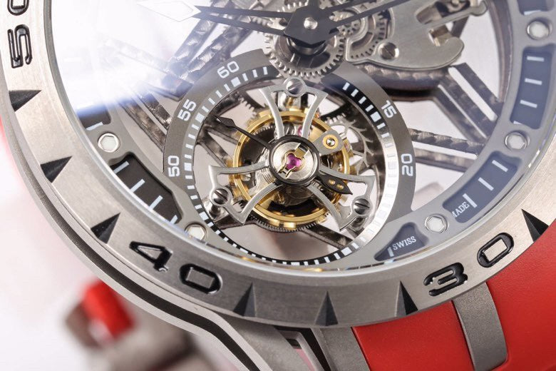 Roger Dubuis Titanium Skeleton Tourbillon Watch