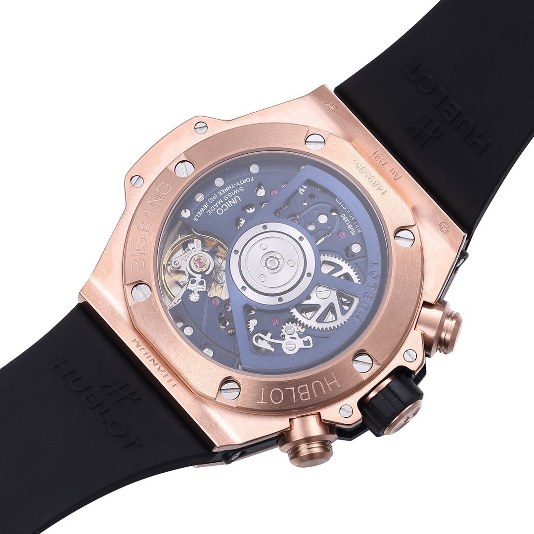 Hublot Big Bang Automatic Chronograph Watch 42mm Titanium Rubber Strap