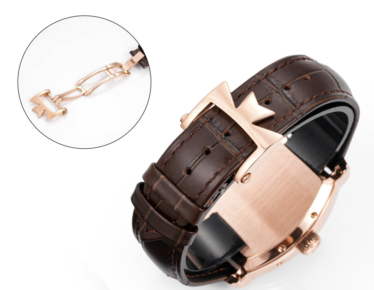 Vacheron Constantin Malte Super Clone Watch | Cal.1222 Movement, Dual Time, Power Reserve, 60M Waterproof