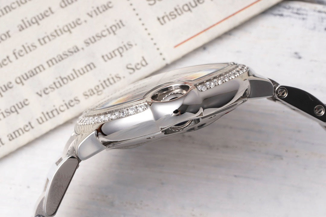 Cartier Ballon Bleu AF Upgraded 33mm Women Automatic Wristwatch