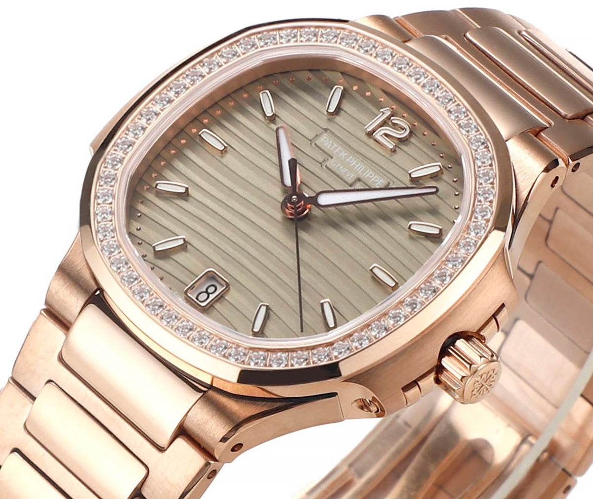 Patek Philippe Nautilus 7118 Ladies Watch 35mm| Custom Cal.324SC
