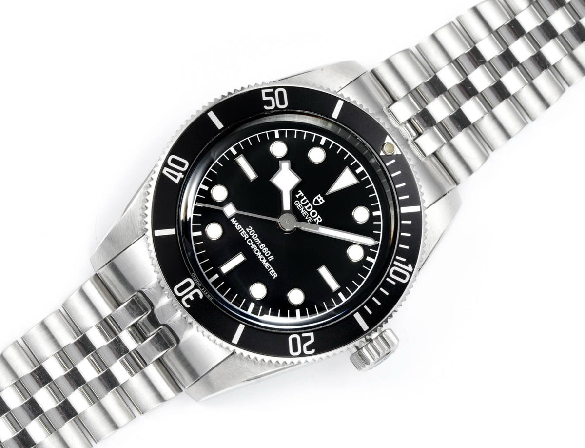 Tudor Black Bay GMT Automatic Diver Watch 41mm, Domed Sapphire Crystal, Rivet Stainless Steel Bracelet, Multiple Ceramic Bezel Color Options