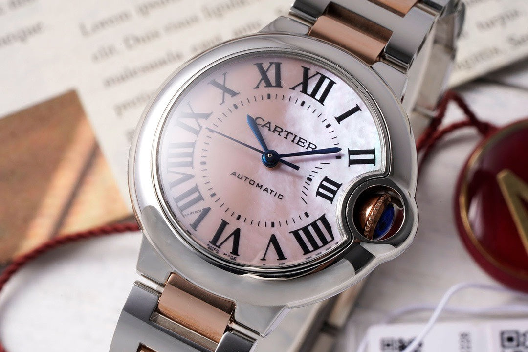 Cartier Ballon Bleu AF Upgraded 33mm Women Automatic Wristwatch