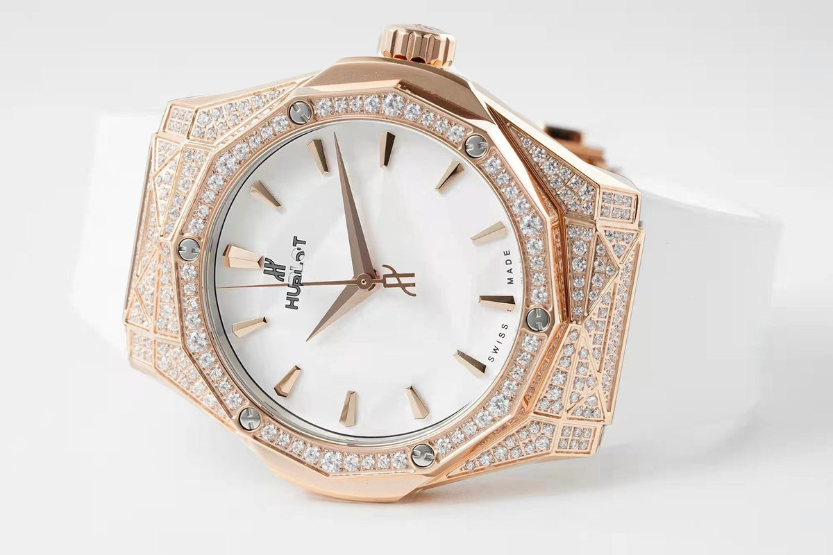 Hublot x Richard Orlinski Co-branded Watch APS Top Replica, 40mm Faceted Polygon Case
