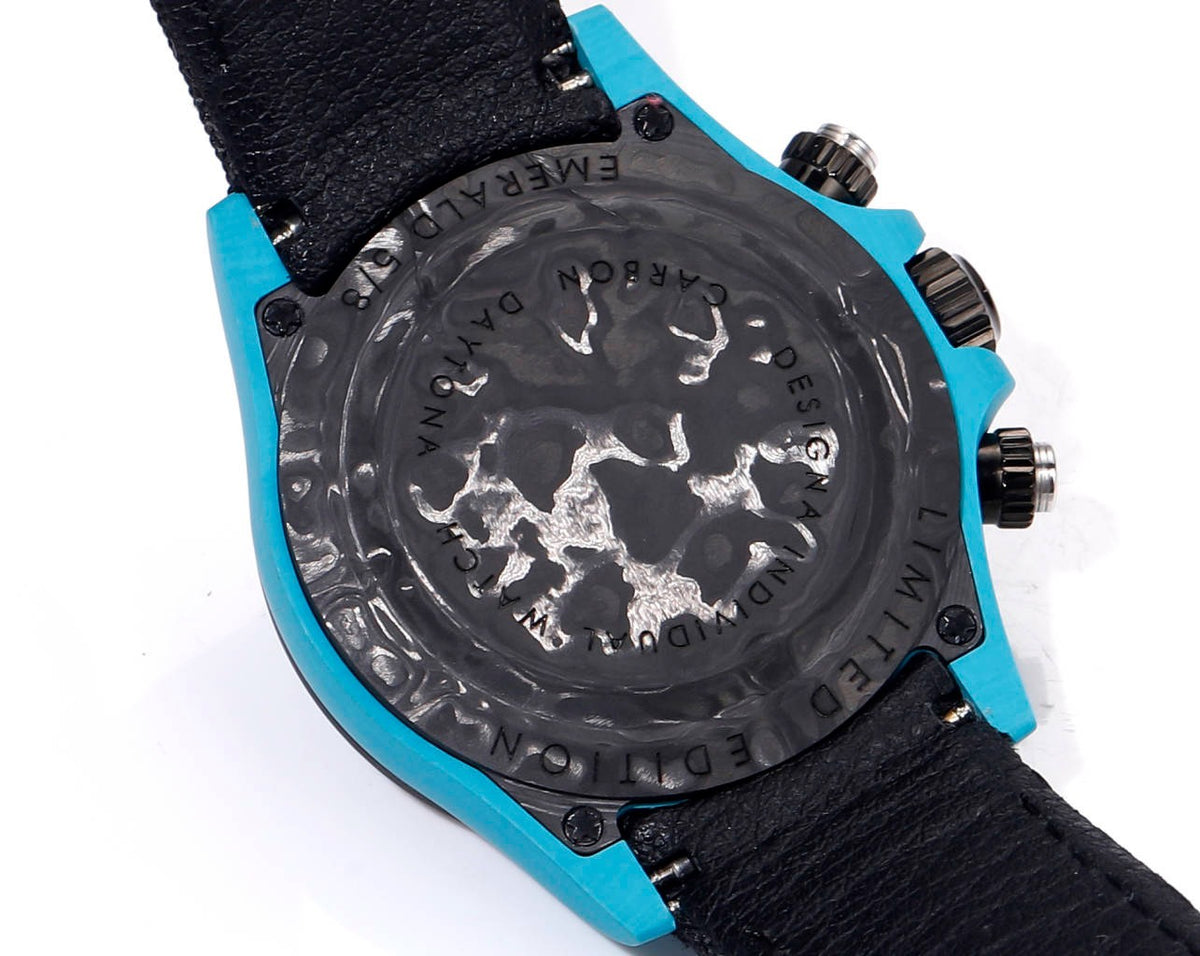 Rolex TW Factory Custom Carbon Fiber Daytona Watch 40mm 4801 Chronograph Movement Luminous Case & Buckle