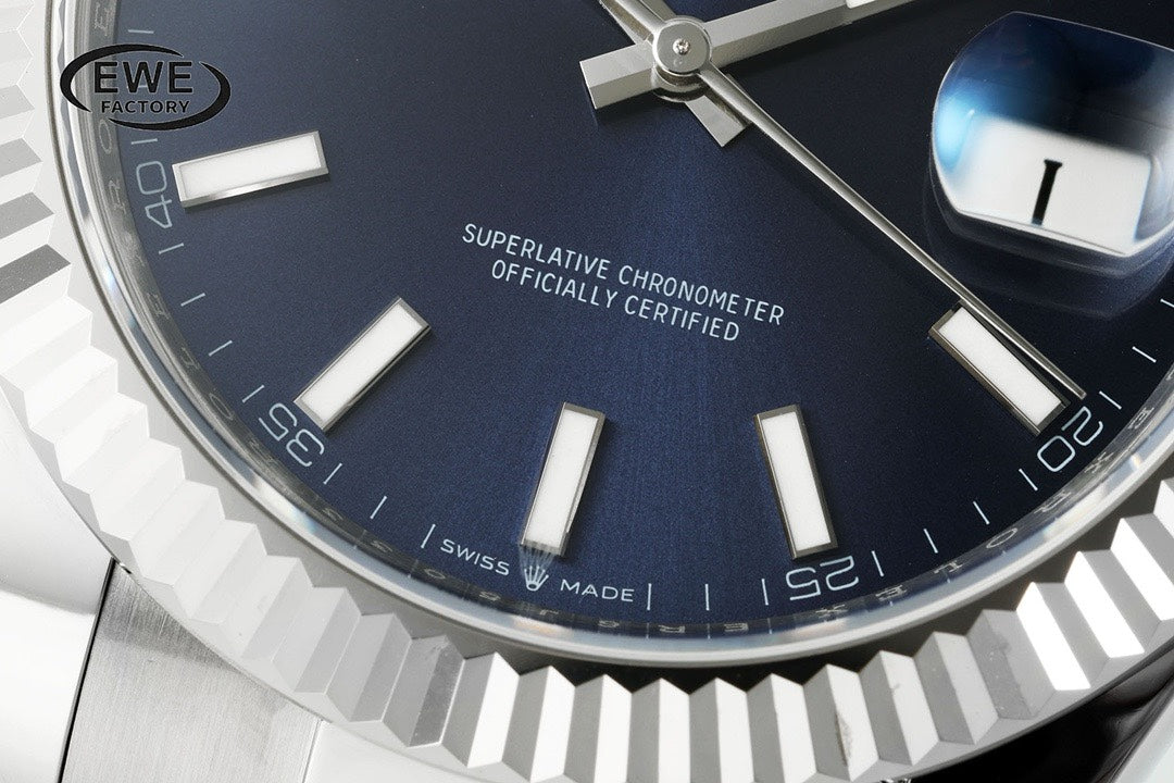 Rolex EWE Factory Datejust 41mm Men Watch, 3235 Automatic Movement, 904L Steel
