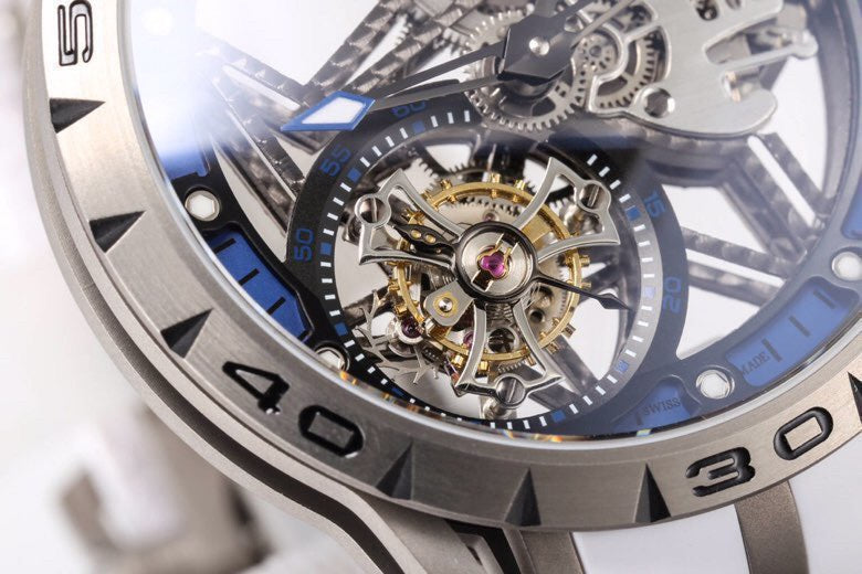 Roger Dubuis Titanium Skeleton Tourbillon Watch