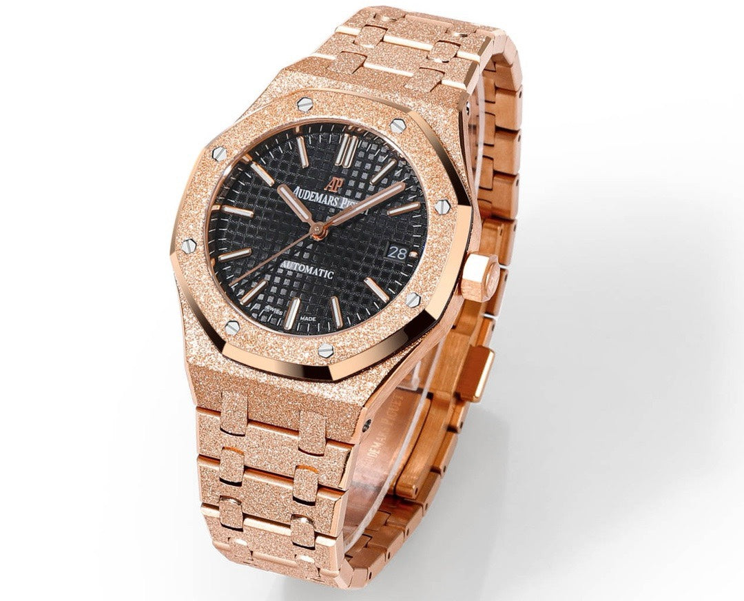 Audemars Piguet Royal Oak 37mm 15454 Frosted Gold Ladies Automatic Watch