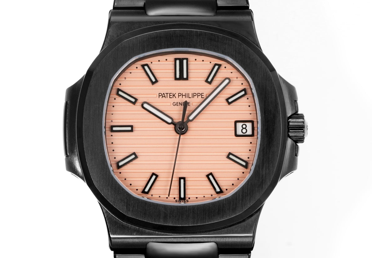 Patek Philippe Nautilus 5711 Black Warrior Limited Color Dial Watch, GR Factory, 40mm, Custom Modified 324 Movement