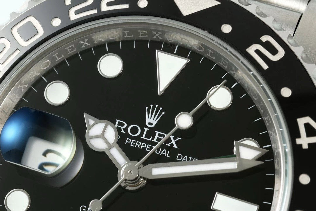 Rolex GMT Travel Watch 904L Steel Cal.3285 Movement