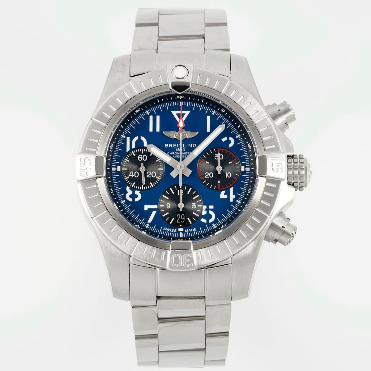 BREITLING Avenger B01 Chronograph 45mm Pilot Watch | BLS Factory Cal.B01 Modified Movement