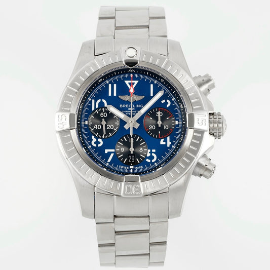 BREITLING Avenger B01 Chronograph 45mm Pilot Watch | BLS Factory Cal.B01 Modified Movement