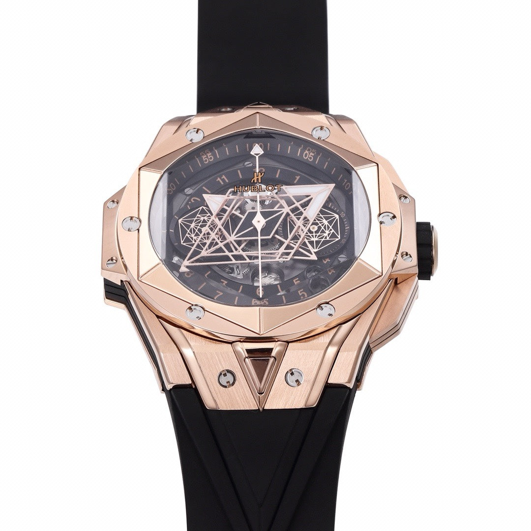 HUBLOT Big Bang Sang Bleu II Watch | BBF Super Clone Titanium Automatic Chronograph Wristwatch