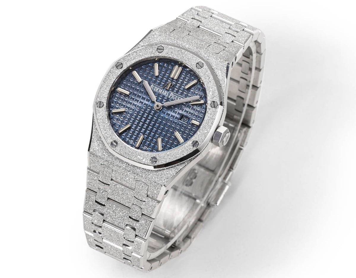 Audemars Piguet Royal Oak 33mm Frosted Gold Quartz Ladies Watch