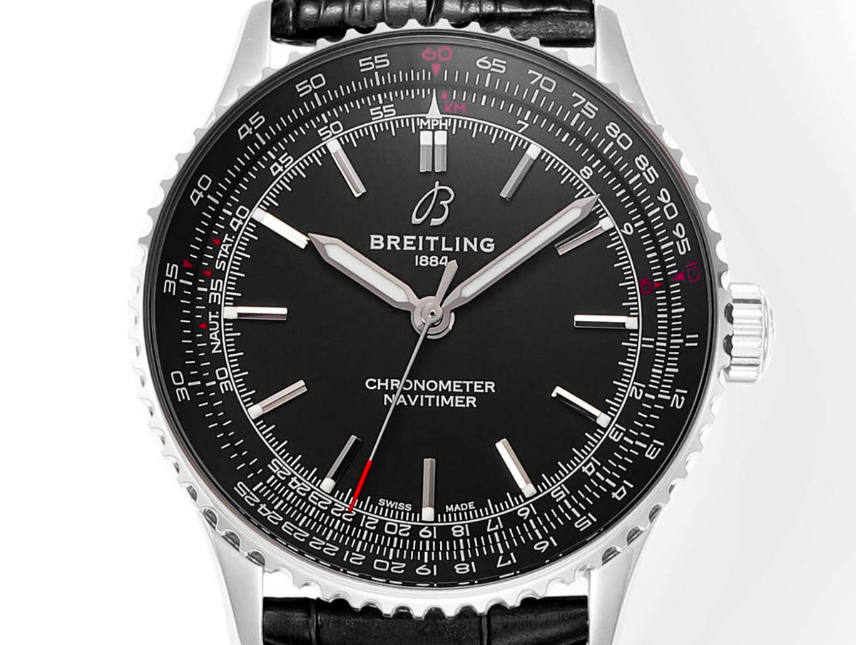 BREITLING Navitimer 1 Pilot Watch 41mm, TW Factory Seagull 2824 Automatic Leather Strap