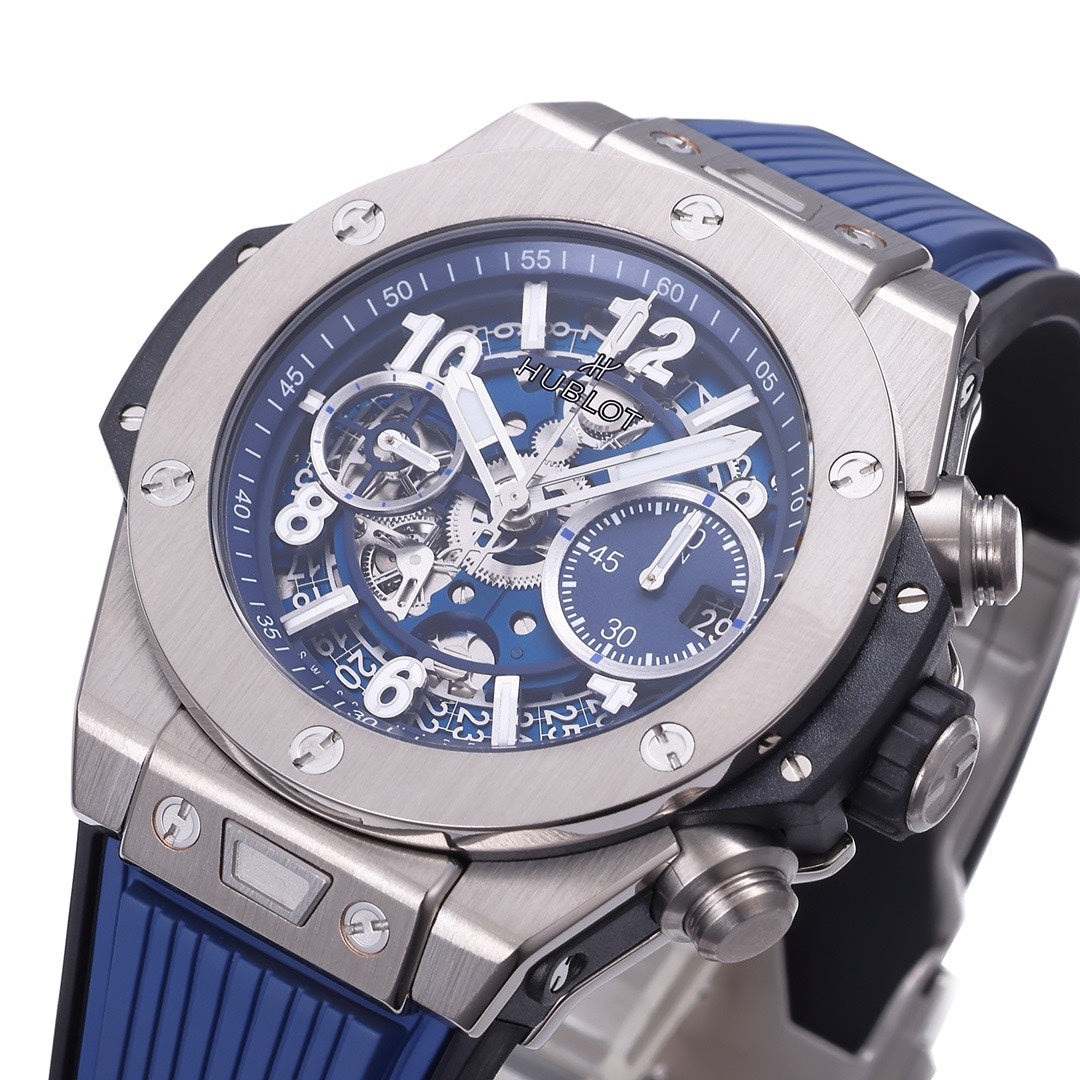 Hublot Big Bang Automatic Chronograph Watch 42mm Titanium Rubber Strap
