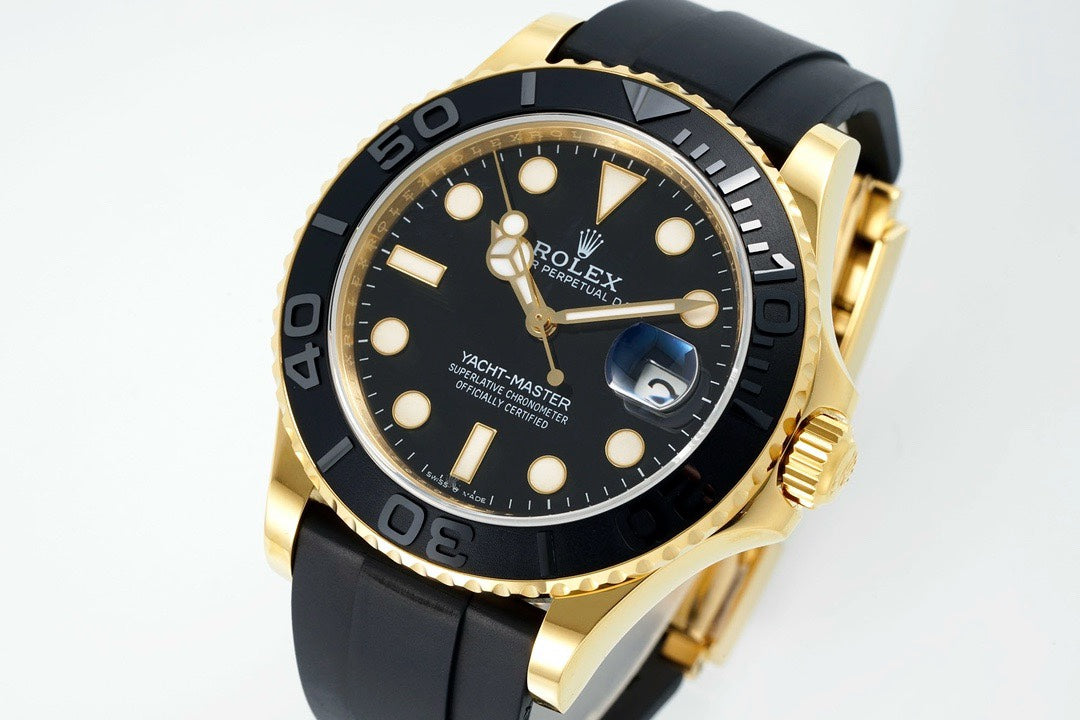 Rolex EWE Factory Yacht Master 42 Automatic Watch Custom 3235 Movement Rubber Strap