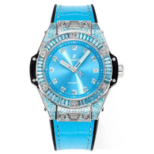 Hublot Big Bang One Click Rainbow Gemstone 39mm Automatic Ladies Watch