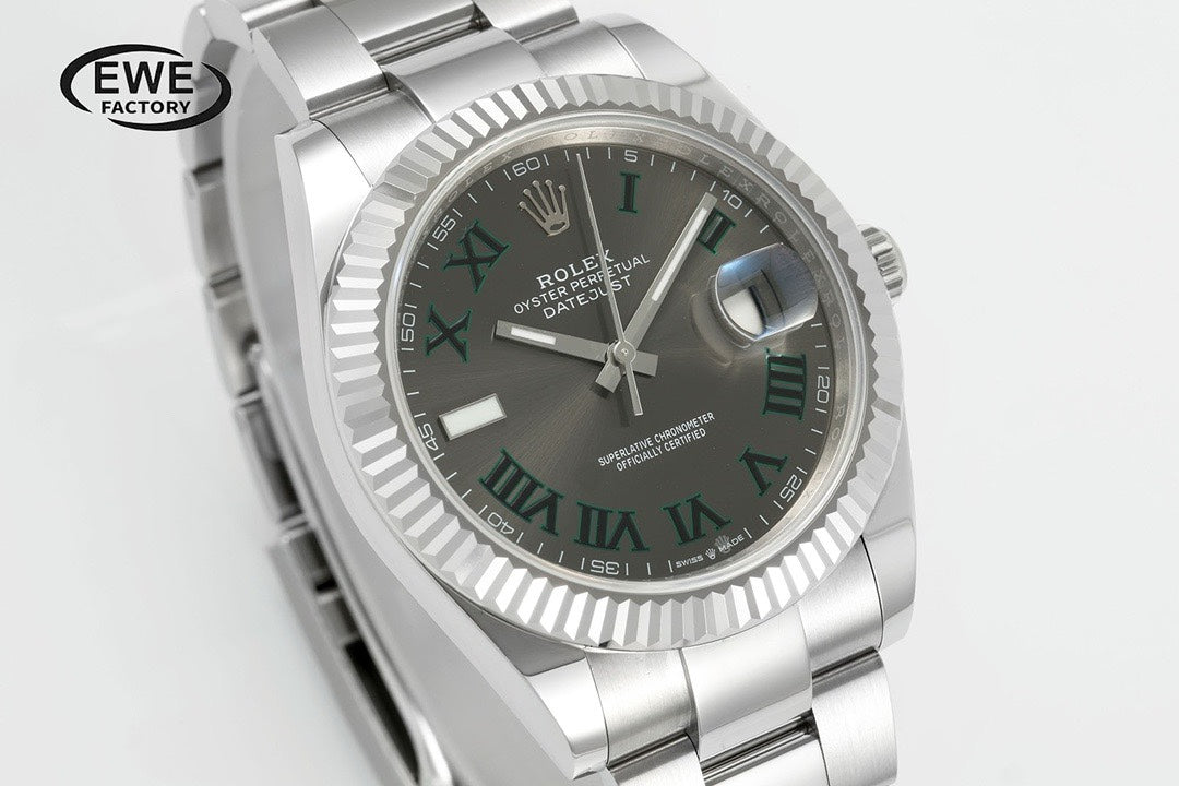 Rolex EWE Factory Datejust 41mm Men Watch, 3235 Automatic Movement, 904L Steel