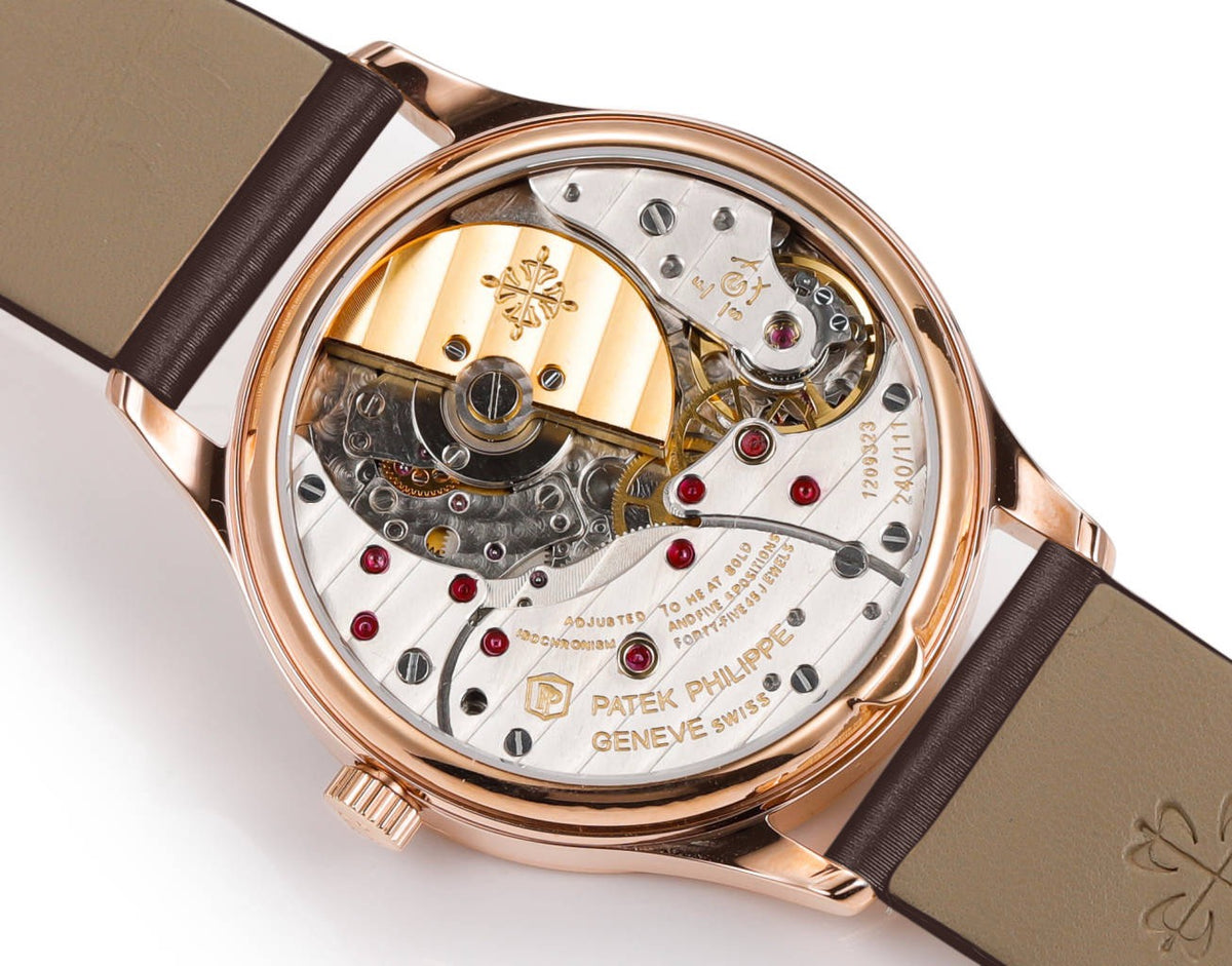 Patek Philippe Calatrava Ladies Watch 35mm | Slim Cal.240 Automatic Guilloché Dial Watch