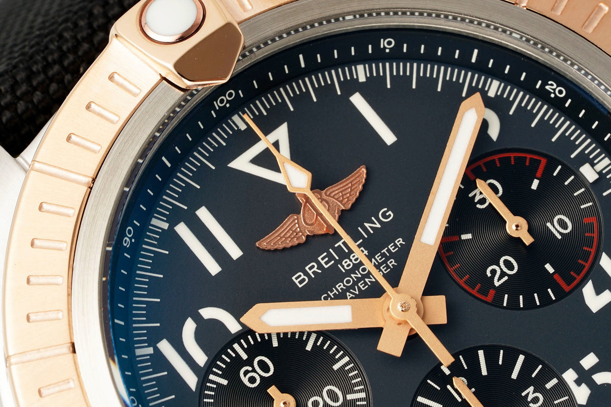 BREITLING Avenger B01 Chronograph 45mm Pilot Watch | BLS Factory Cal.B01 Modified Movement