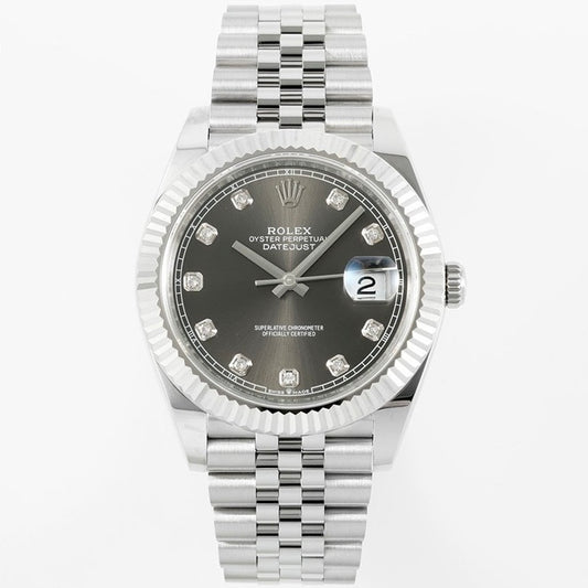Rolex EWE Factory Datejust 41mm Men Watch, 3235 Automatic Movement, 904L Steel