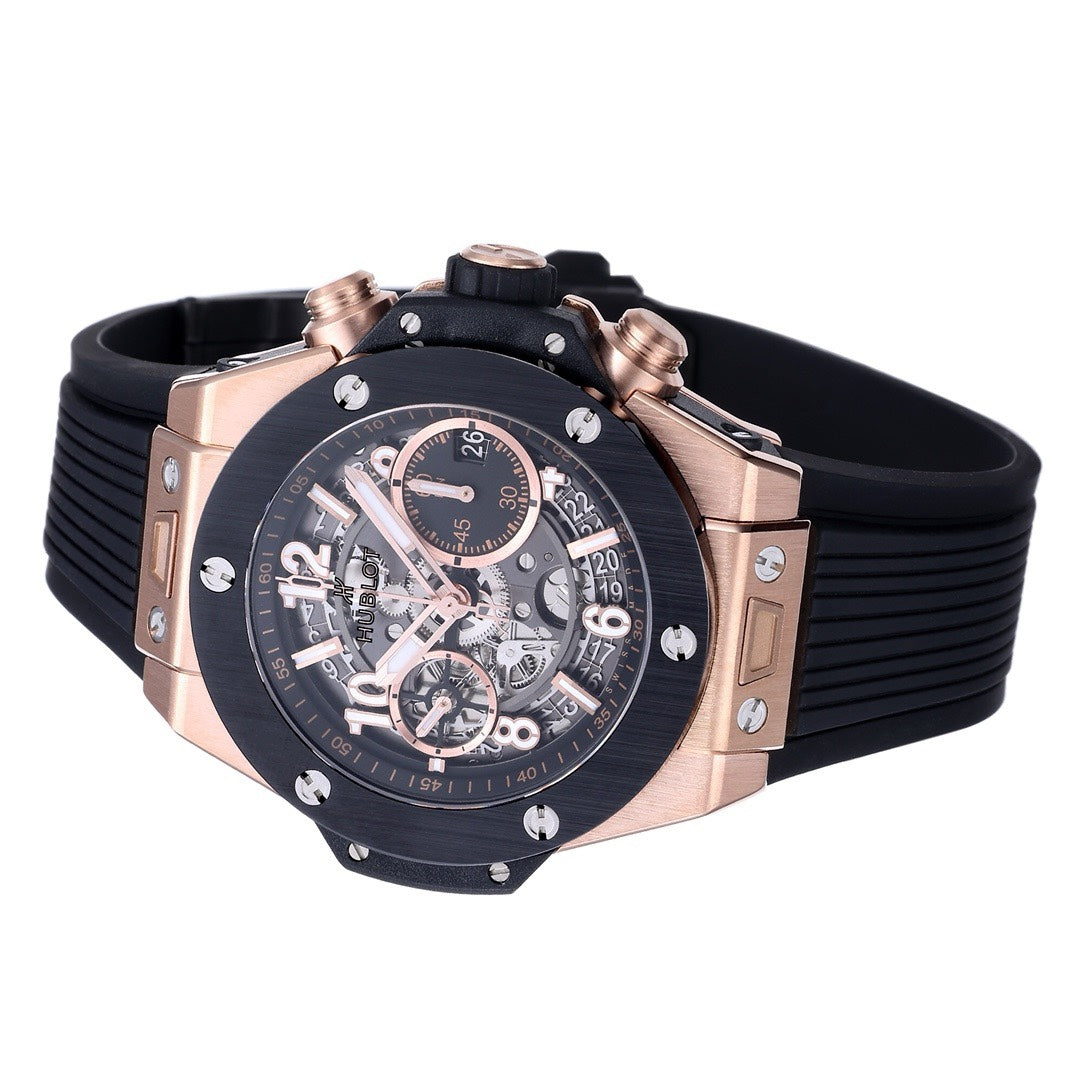 Hublot Big Bang Automatic Chronograph Watch 42mm Titanium Rubber Strap