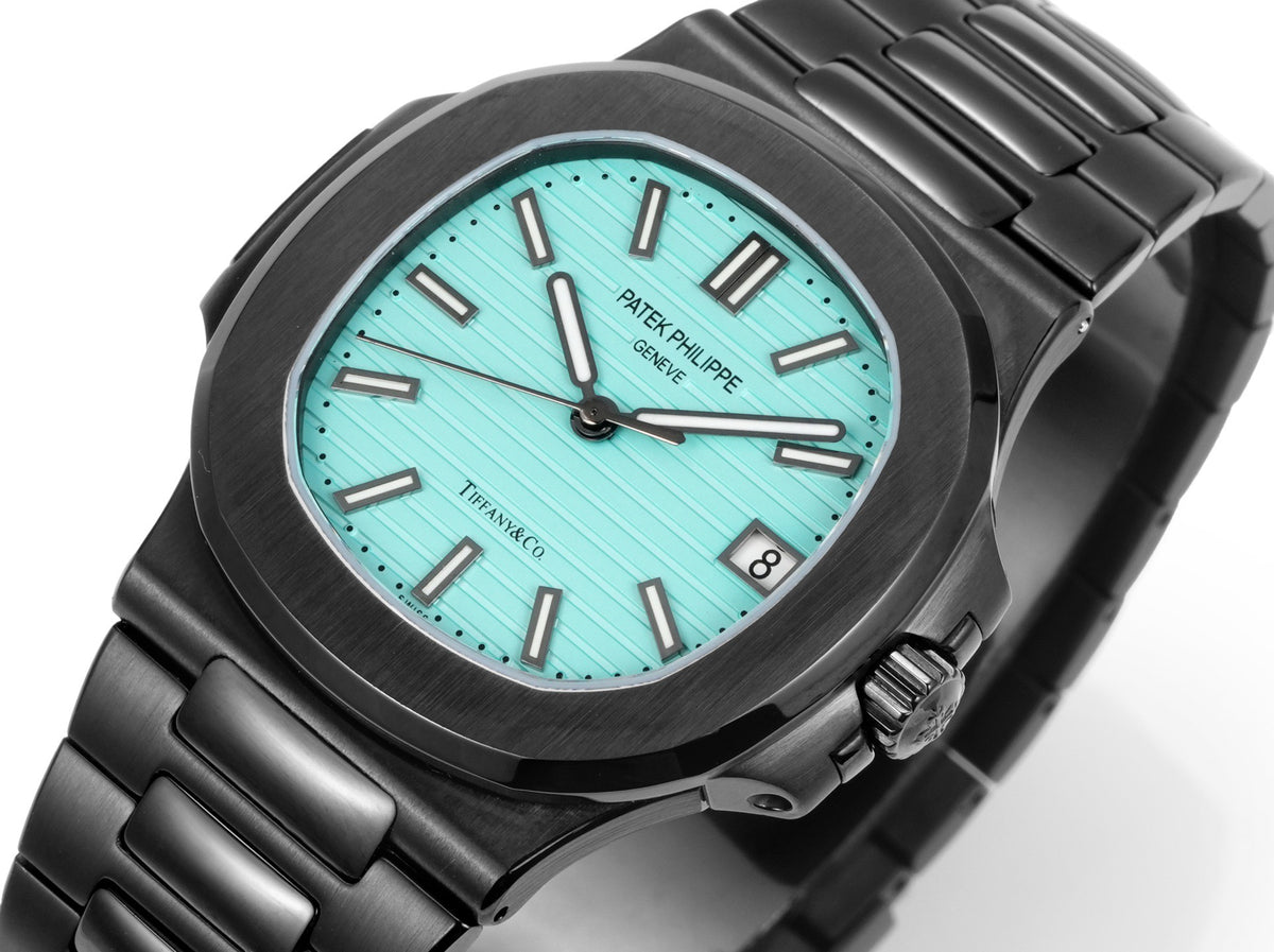 Patek Philippe Nautilus 5711 Black Warrior Limited Color Dial Watch, GR Factory, 40mm, Custom Modified 324 Movement