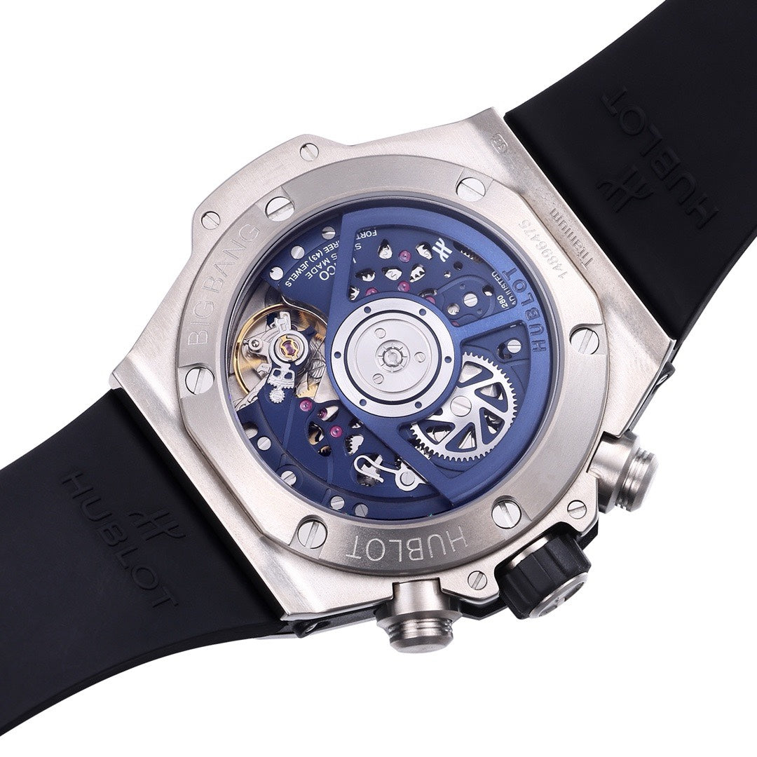 Hublot Big Bang Automatic Chronograph Watch 42mm Titanium Rubber Strap
