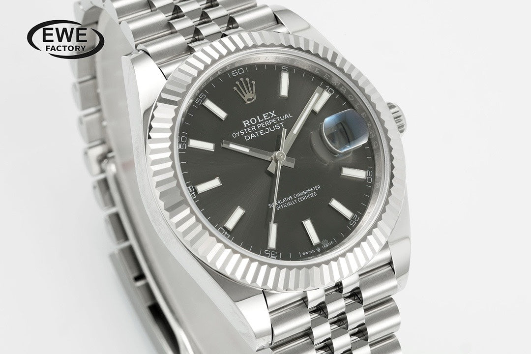 Rolex EWE Factory Datejust 41mm Men Watch, 3235 Automatic Movement, 904L Steel
