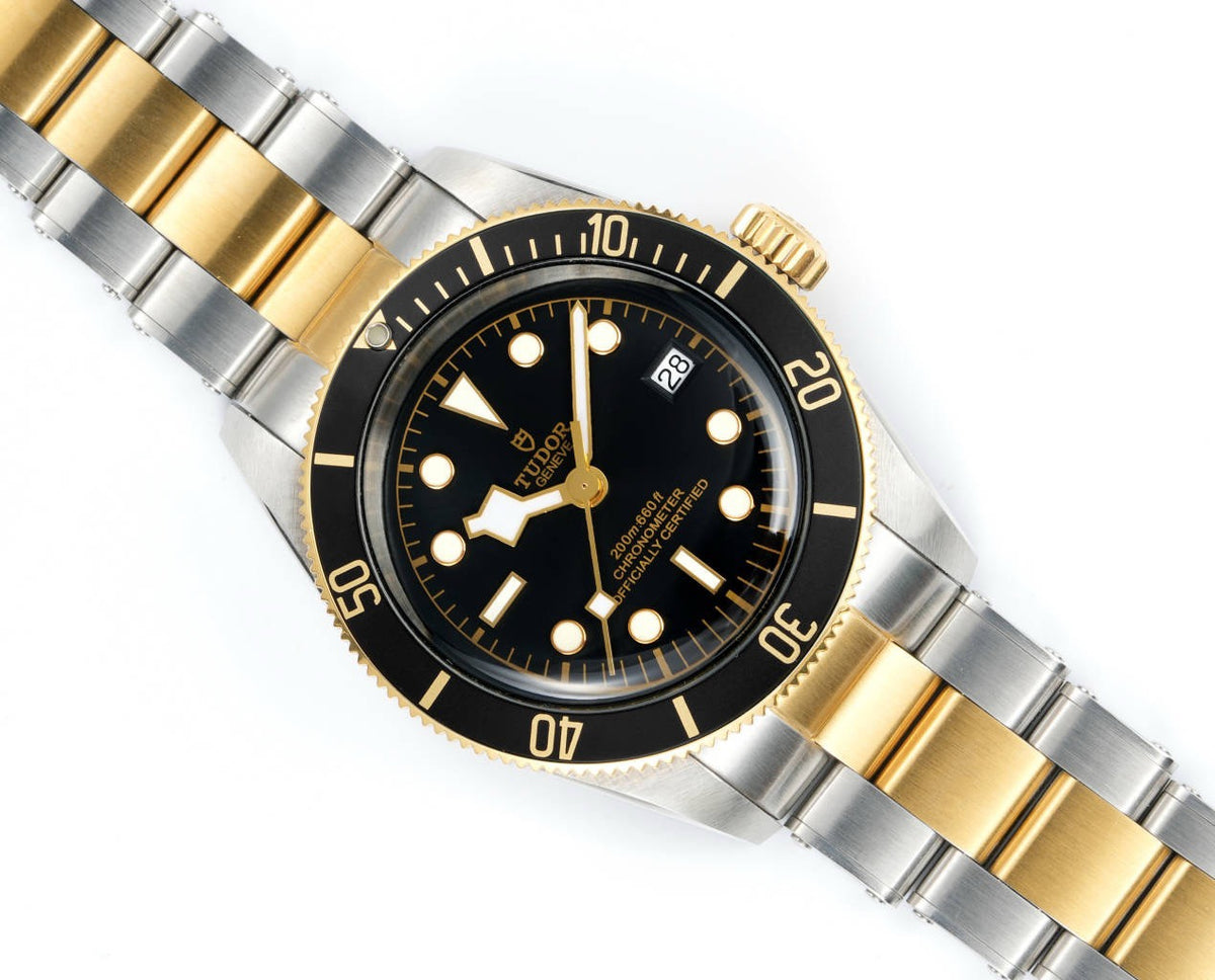 Tudor Black Bay GMT Automatic Diver Watch 41mm, Domed Sapphire Crystal, Rivet Stainless Steel Bracelet, Multiple Ceramic Bezel Color Options