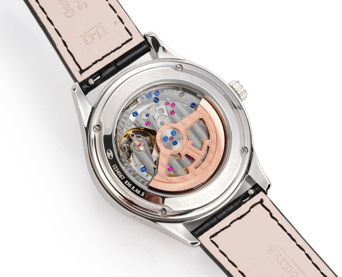 Jaeger-LeCoultre Master Calendar Moon Phase Automatic Watch 40mm Genuine Leather Strap