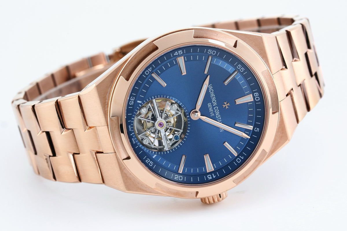 Vacheron Constantin Overseas Tourbillon 42.5mm Blue Dial Automatic Watch