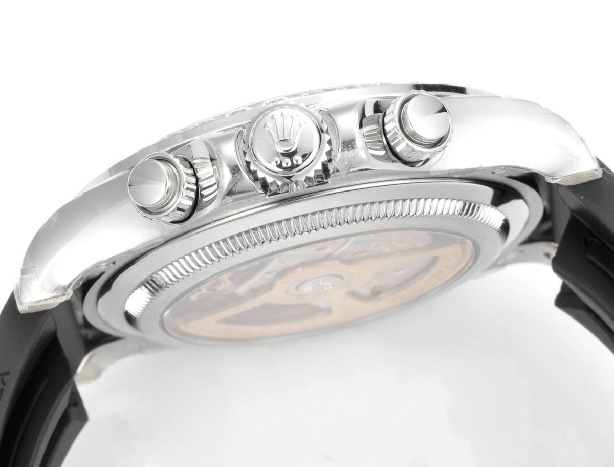 Rolex Cosmograph Daytona 40mm N+ Factory V2 Weighted Baguette Bezel Automatic Watch