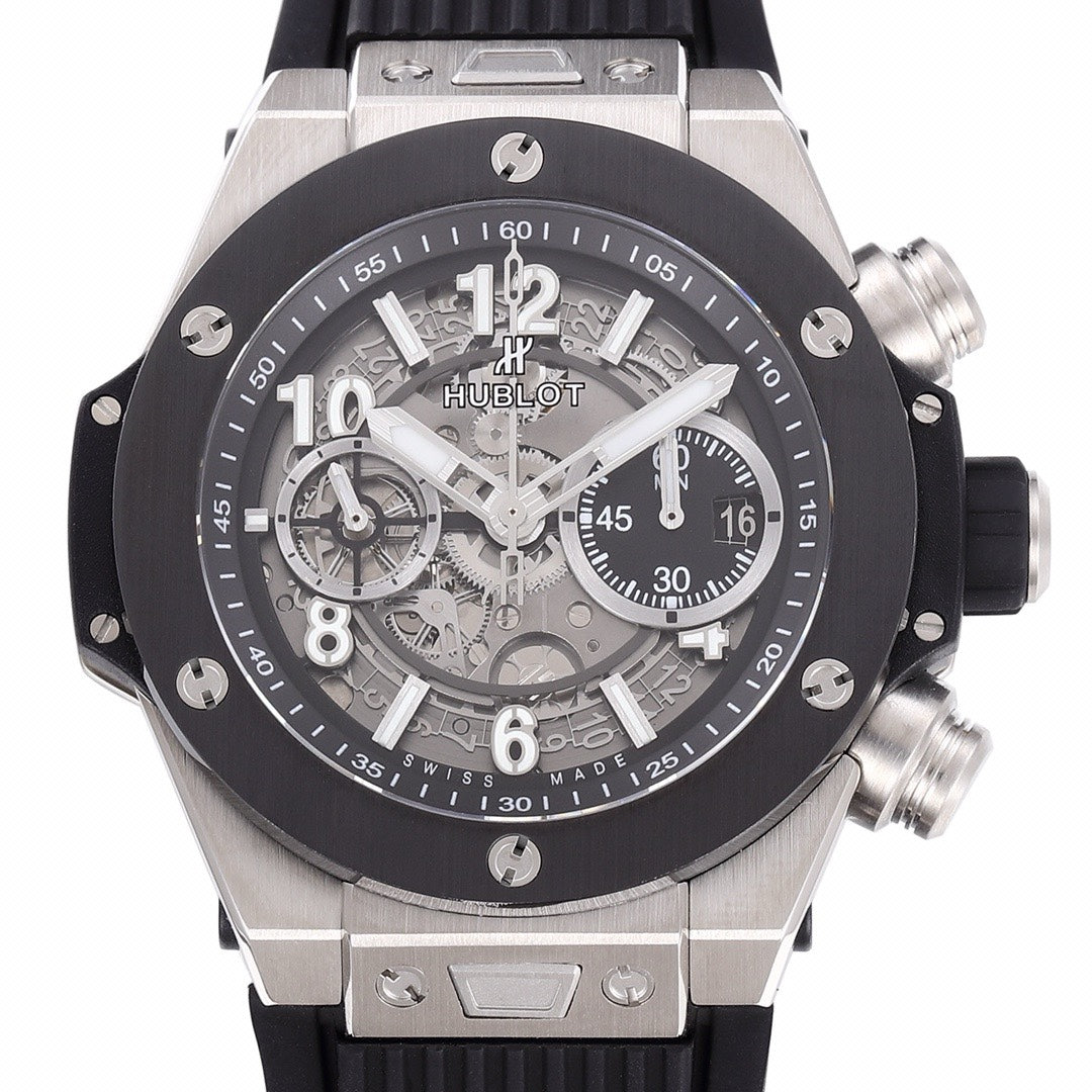 Hublot Big Bang Automatic Chronograph Watch 42mm Titanium Rubber Strap