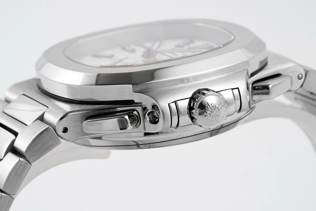 Patek Philippe Nautilus 5980 Chronograph Watch, 40.5mm, Real Working Small Second & Chronograph Functions