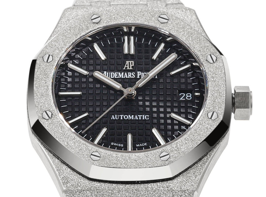 Audemars Piguet Royal Oak 37mm 15454 Frosted Gold Ladies Automatic Watch