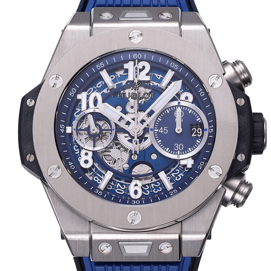 Hublot Big Bang Automatic Chronograph Watch 42mm Titanium Rubber Strap