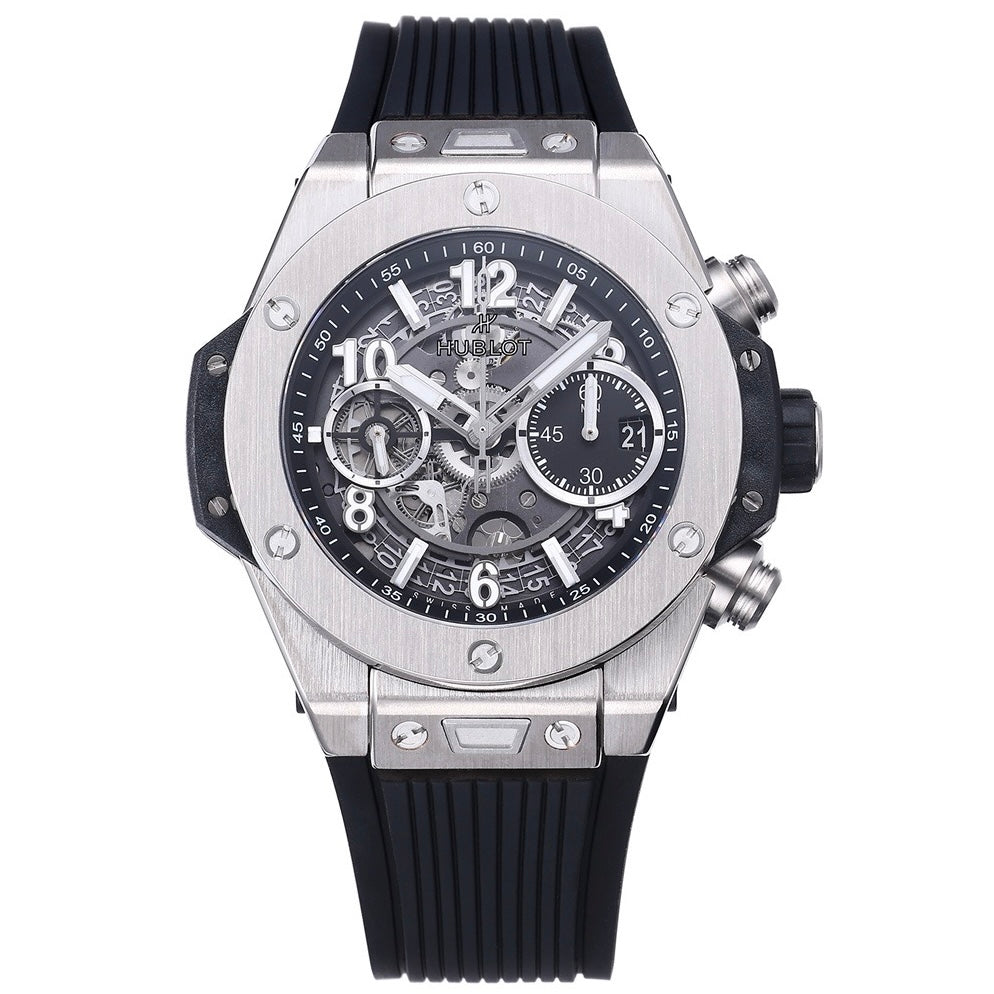 Hublot Big Bang Automatic Chronograph Watch 42mm Titanium Rubber Strap