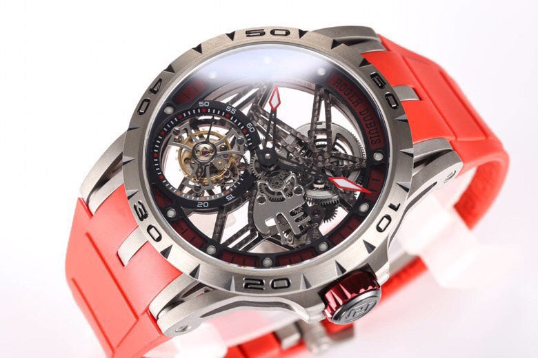 Roger Dubuis Titanium Skeleton Tourbillon Watch