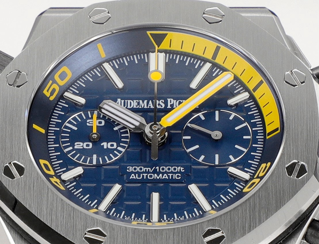 Audemars Piguet Royal Oak Offshore Chronograph 42mm | Cal.3124 Automatic Watch Rubber Strap
