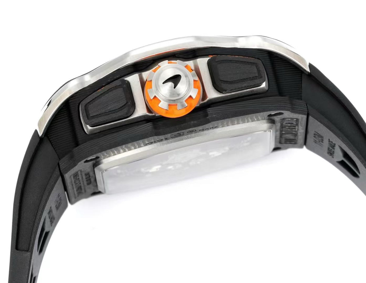 Richard Mille RM 65-01 McLaren W1 Automatic Chronograph Watch, Carbon TPT & Grade 5 Titanium Case
