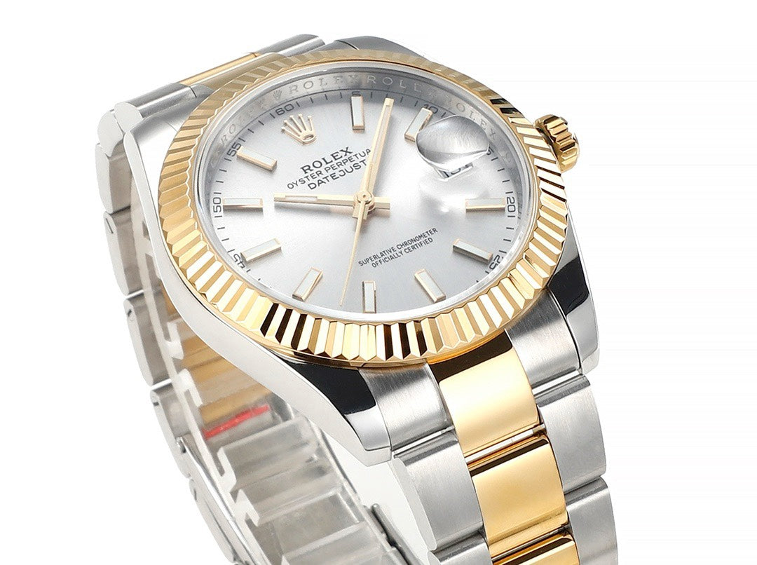 Rolex Datejust 41mm Automatic Watch 3235 Movement 72‑Hour Power Reserve Fluted Bezel