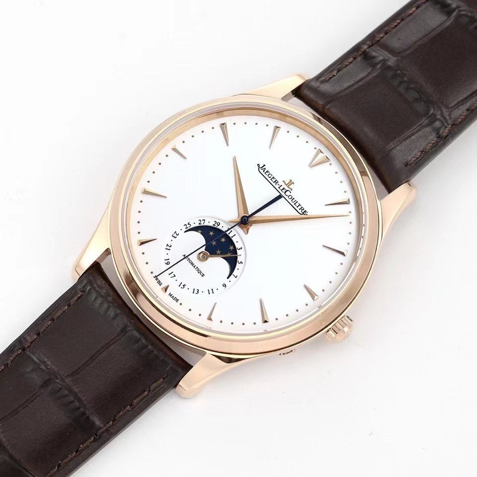 Jaeger-LeCoultre Master Ultra Thin Moon Automatic Watch, Multiple Dial & Case Color Options