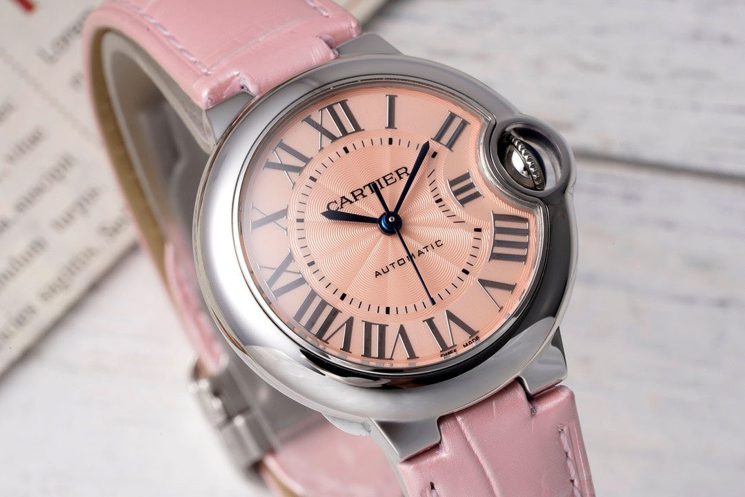 Cartier Ballon Bleu AF Upgraded 33mm Women Automatic Wristwatch