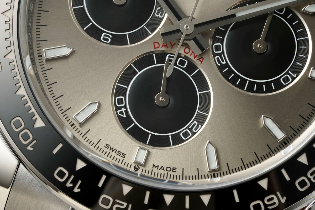 Rolex Cosmograph Daytona 40mm Rubber Strap Weighted 18K Gold‑Plated Cal.4131 Chronograph Movement