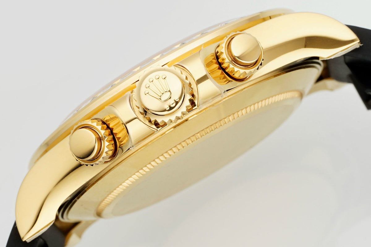 Rolex PPM Tiger Eye Moissanite Chronograph
